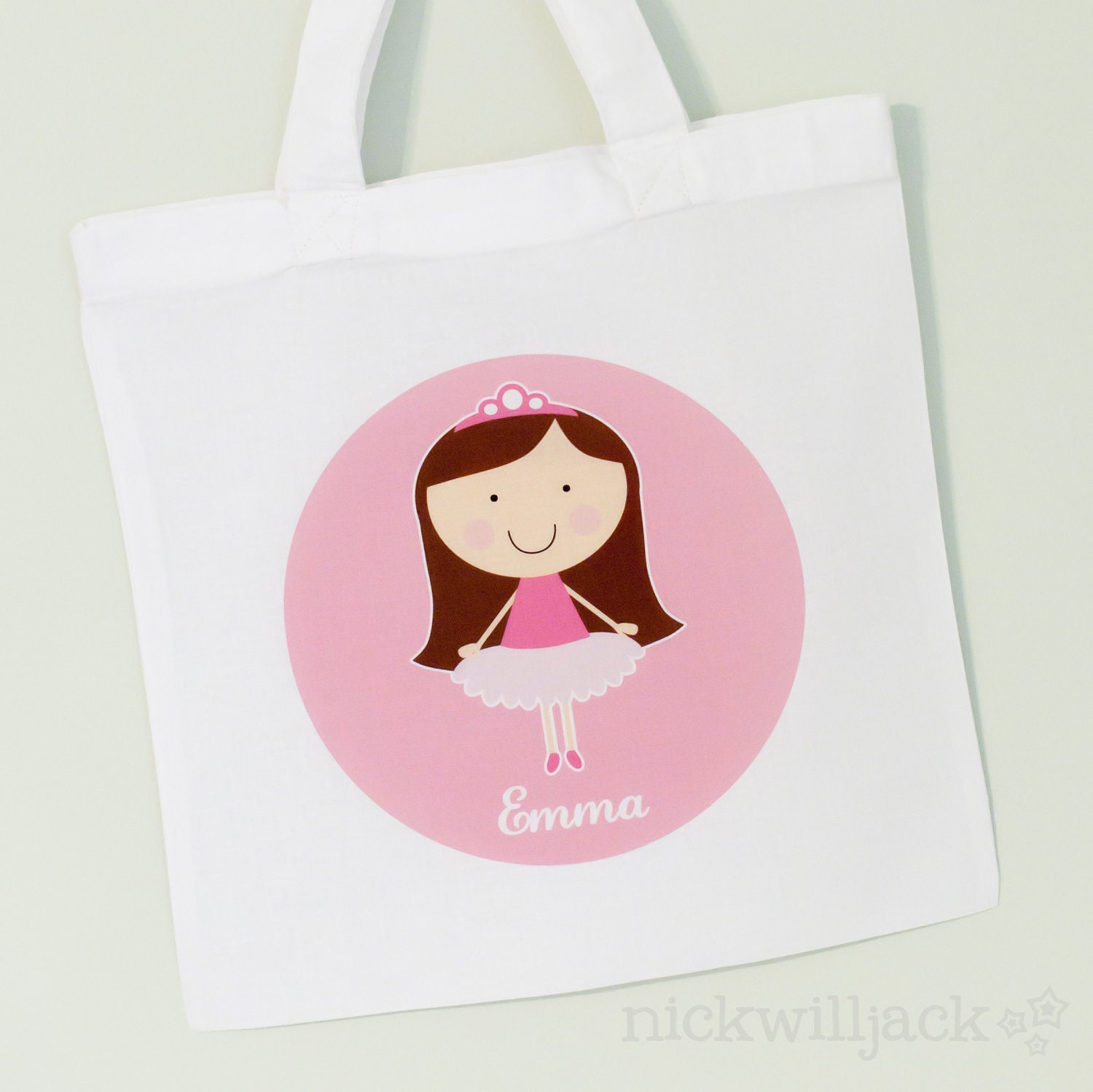Ballerina Princess Tote Bag