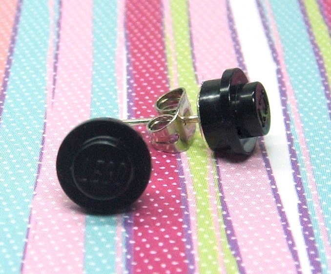 Pick a Color -  Earrings made from Solid LEGO (r) Plates