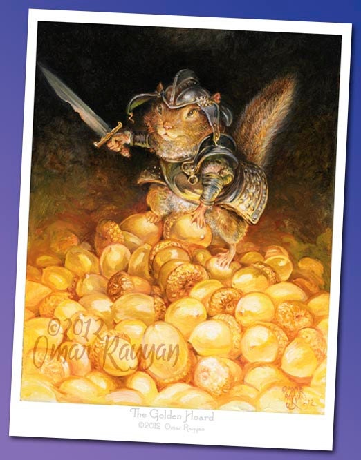 The Golden Hoard (mini print)