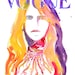 Print of Watercolor Painting, Fashion Illustration. Titled - Vogue Paris Gold