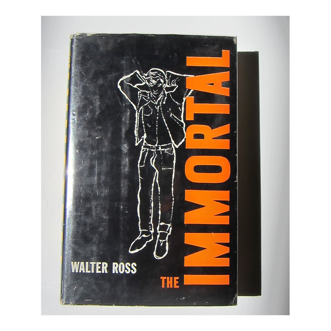 Andy Warhol - pre pop art cover - The Immortal by Walter Ross - Hardcover