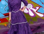 Purple Pansy Little House on the Prairie Costume, Victorian/Steampunk 3992