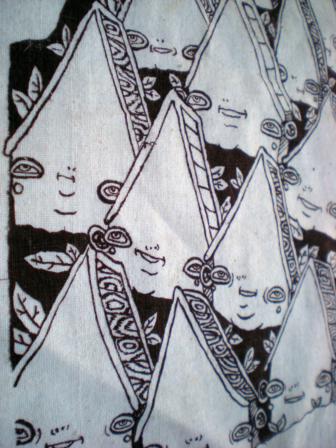 Original Artwork Silkscreen Back Patch - Anthropomorphic Cluster of Houses.