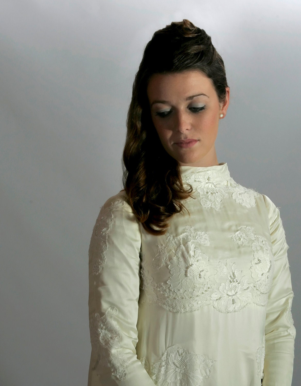 Wedding Dress, Vintage William Cahill, XS or S, 1960s