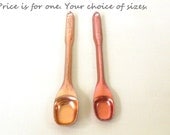 Copper Tone Aluminum Measuring Spoon - Your choice of size