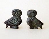 Small Bronze Owl - Bird of Wisdom