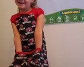 Child's San Francisco 49ers Apron, Kids Barbecue apron, Classroom coverup apron, Childrens Apron, Ready to ship