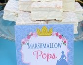 CINDERELLA Inspired Food Labels Party Printables - Girl Princess Party - Little Girls Birthday Party - Ladies Shower - Baby Shower Il_170x135