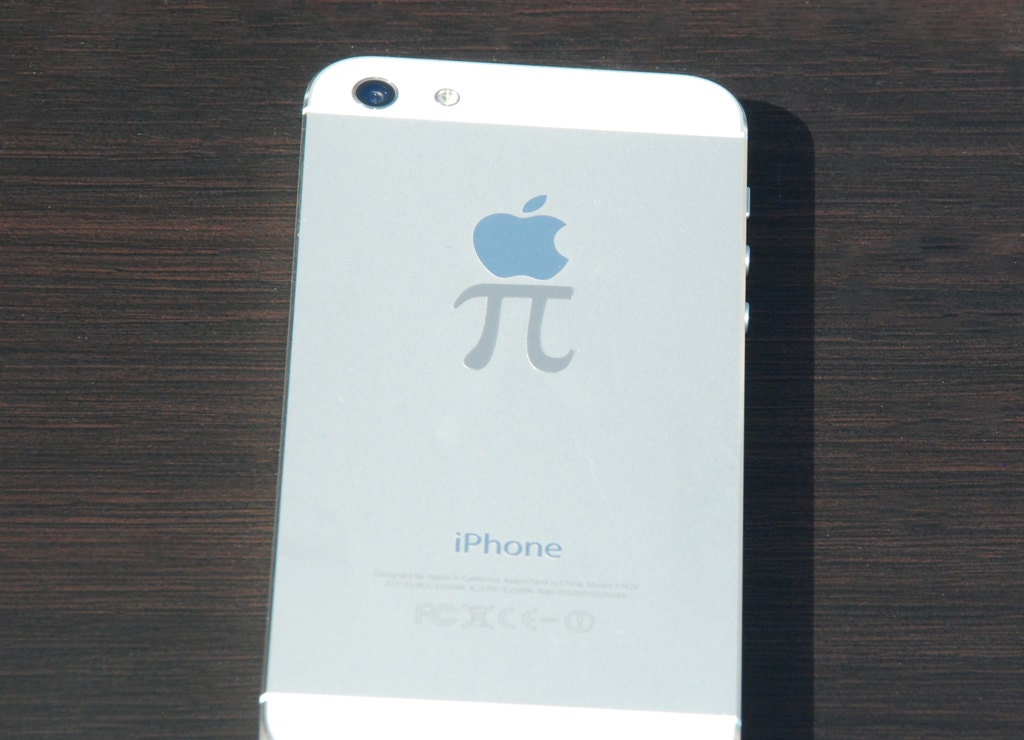 Apple Pi iPhone 5 Decal