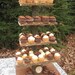 Rustic Cupcake Stand Log Slices 5 Tier X Large Personalized