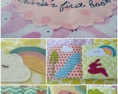 Baby's first fabric book/ baby's quiet/soft book - nenimav