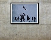 Sale - Avengers Minimalist Poster Iron Man Captain America Thor Hulk Black Widow Hawkeye 11 x 17 Print