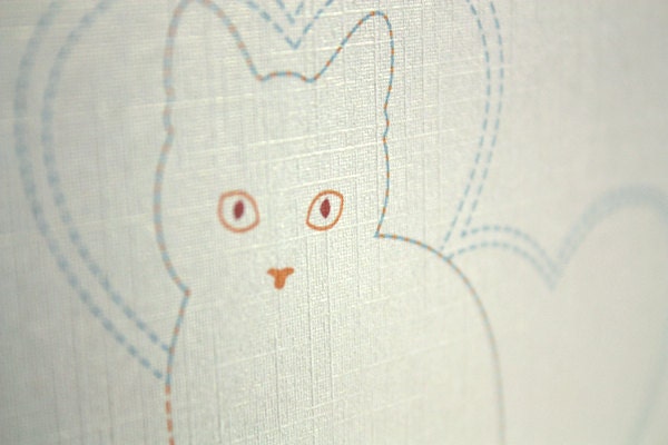 Adorable cute geeky nerdy valentine's card - Cat lovers need love too