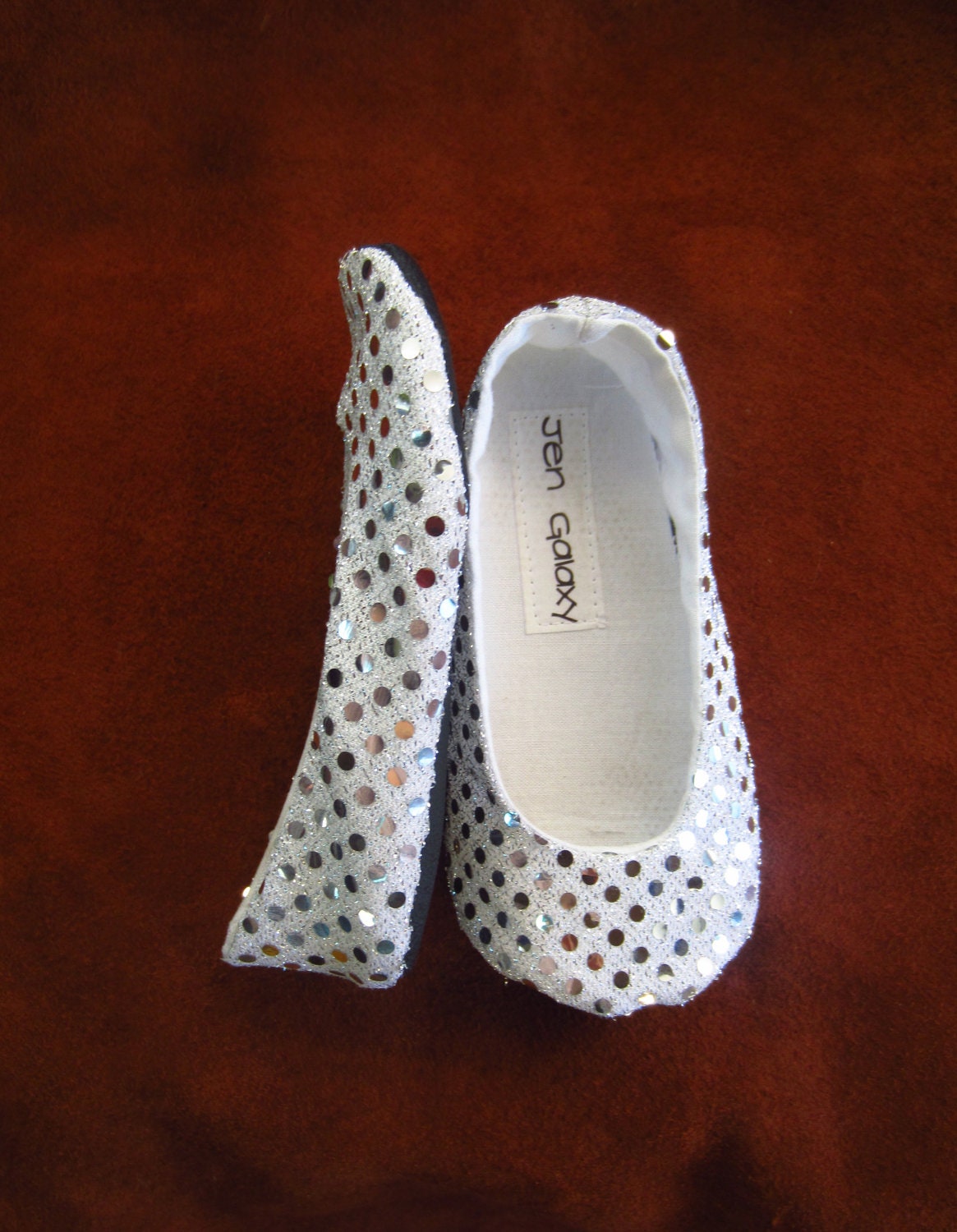 Sparkly Shiny Ballet Flat Slippers Toddler Shoes