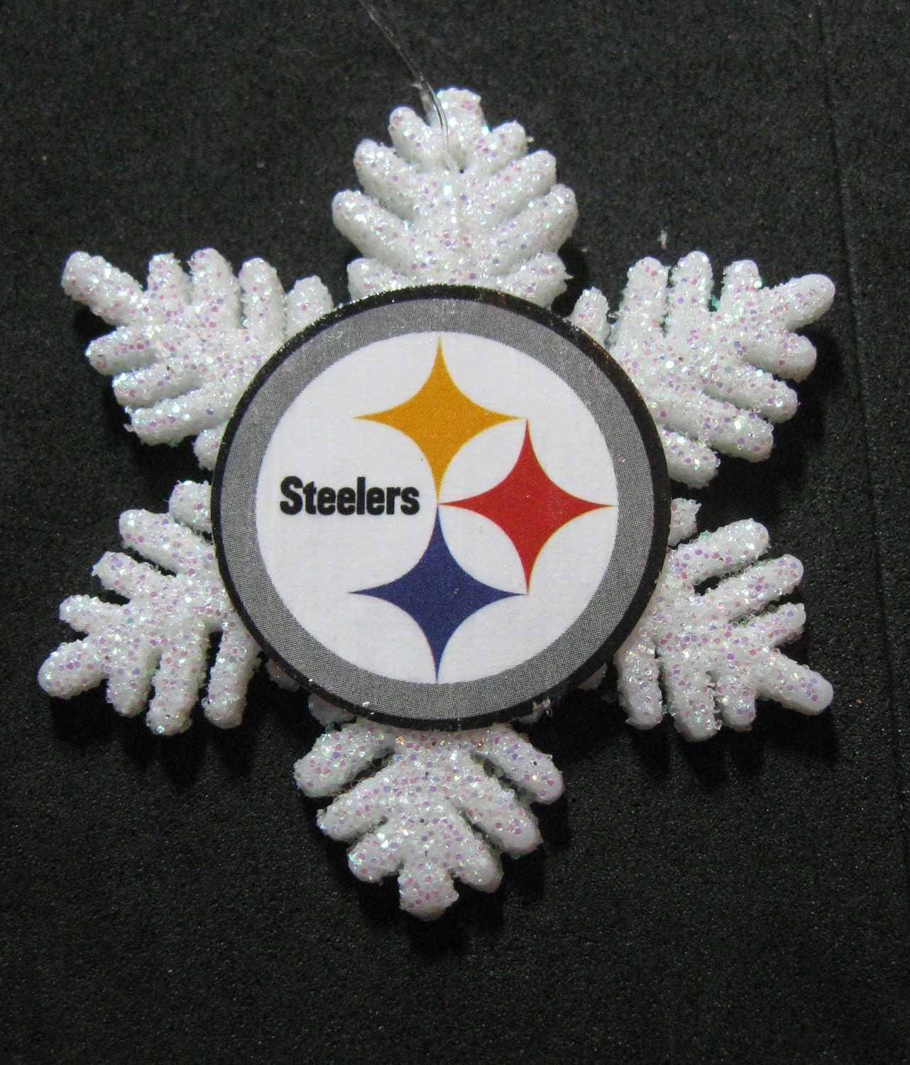 items similar to steelers snowflake christmas ornaments items similar to steelers snowflake christmas ornaments