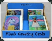 One Blank Greeting Card, with envelope, ten images to choose from, featuring 2012 artwork by me, Stephie of Blueberry Blonde :)