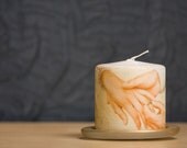 Wedding Candle & Candle Holder, Summer Weddings, White and Gold wedding, Rings and roses, Tabletop Wedding Decor ohtteam