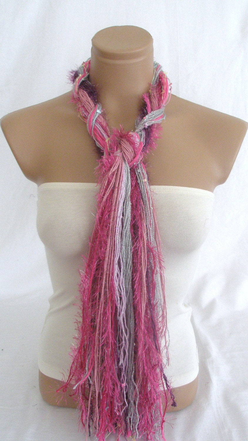 Fringe Scarf Knotted Scarf
