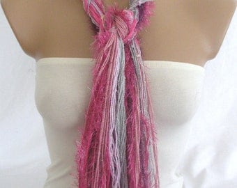Fringe Scarf Knotted Scarf
