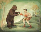 A Boxing Match / Large Print 14x11