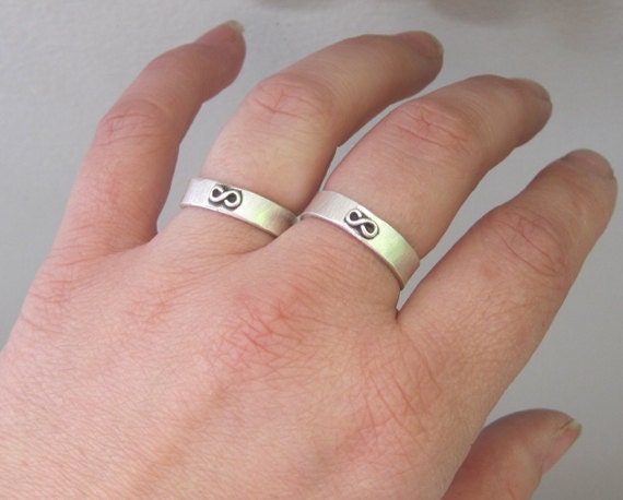 Custom Stamped Infinity Ring
