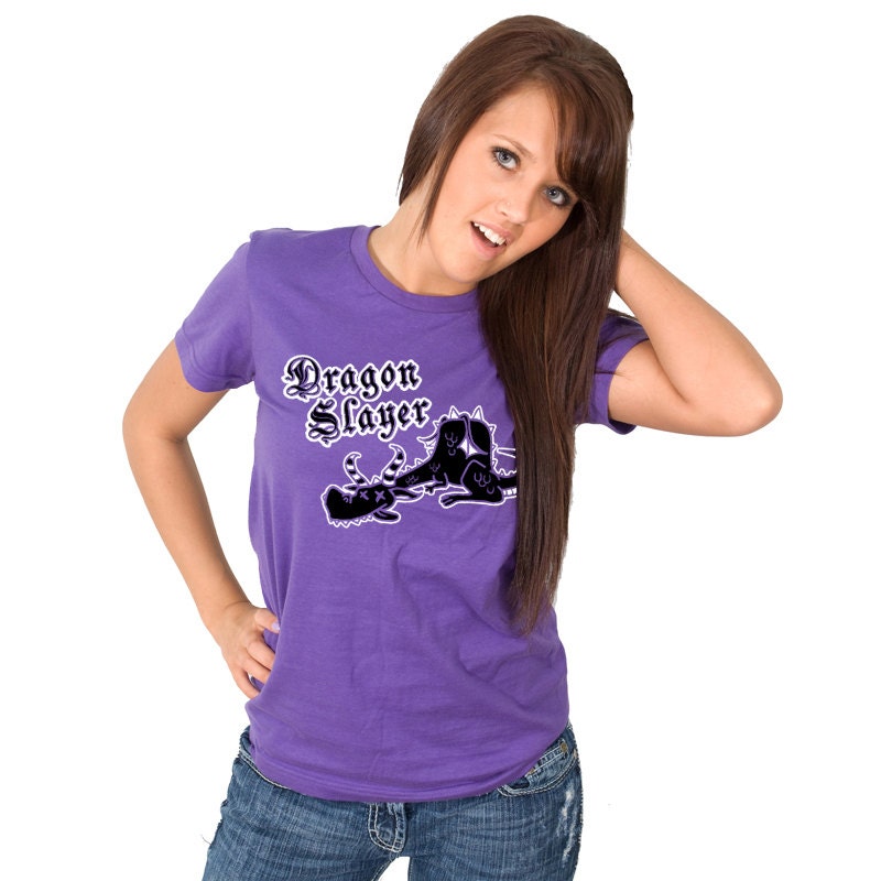 Dragon Slayer American Apparel Fine Jersey Tee