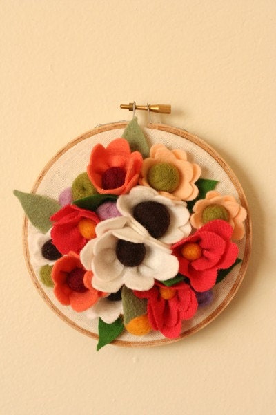 Posie - Coral - Bouquet - Home Decor