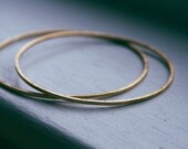 textured brass bangle
