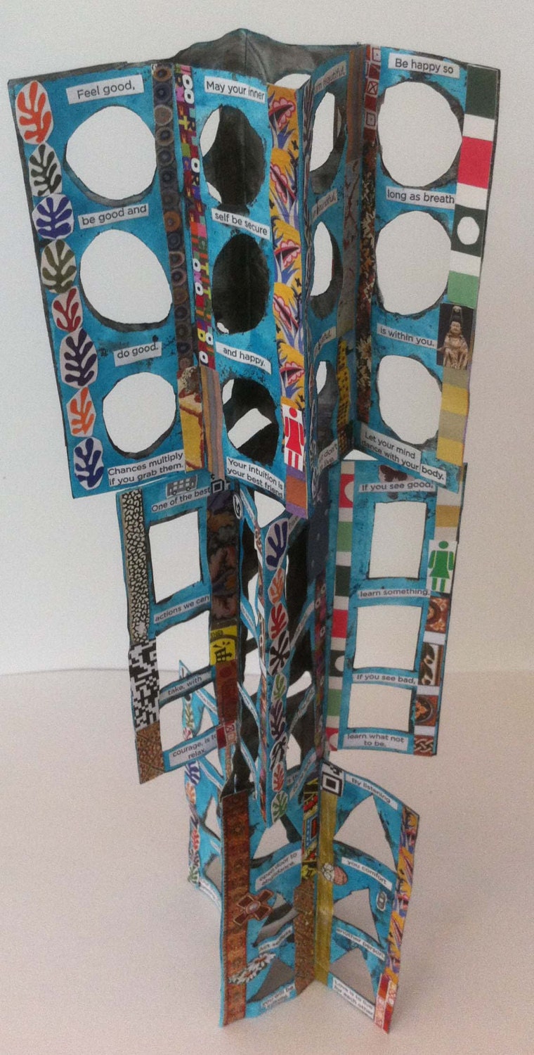 THREE TOWERS book ...handmade artists book