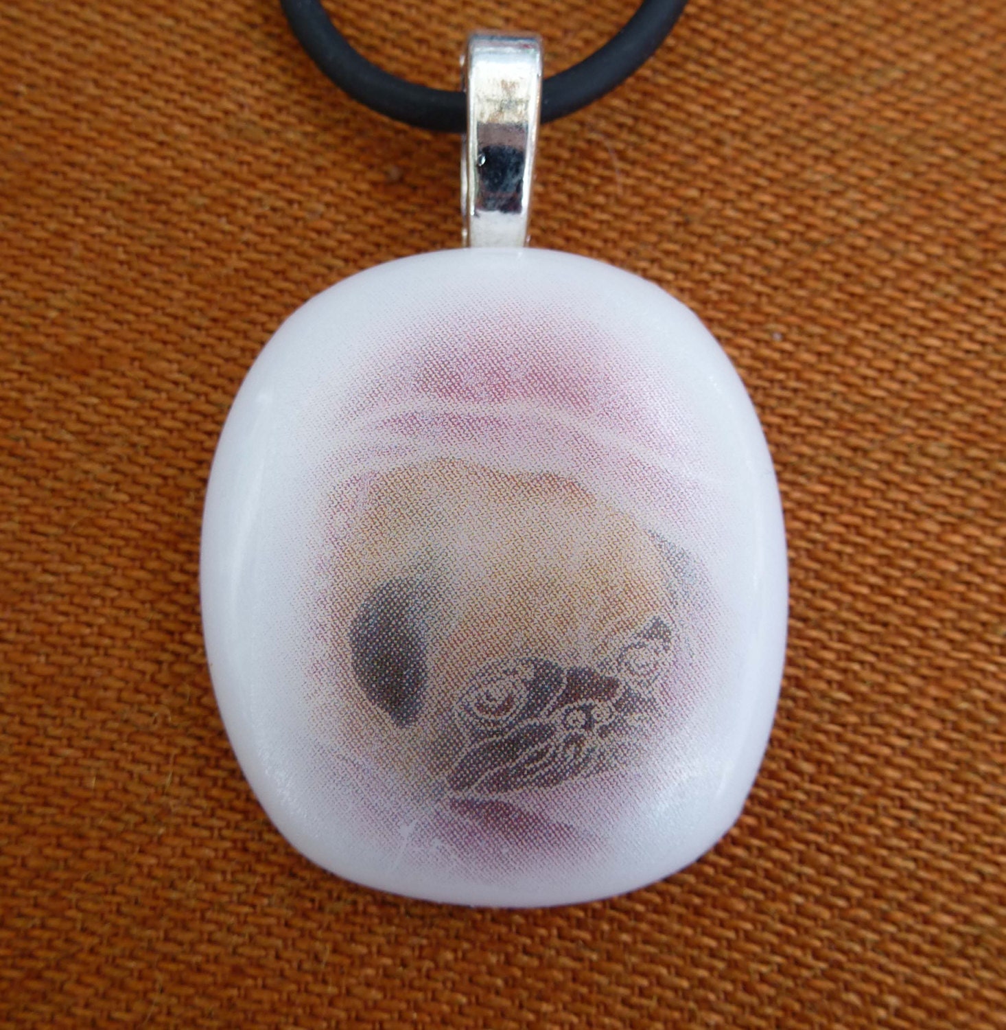 Pug Glass Necklace