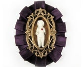 MON COEUR - Featured in AUXILIARY - Neo Victorian Frozen Charlotte Brooch and Pendant Statement Making Conversation Piece by Nouveau Motley