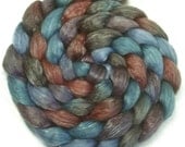Handpainted Merino/Tencel Roving - 4 oz. DURANGO - Spinning Fiber
