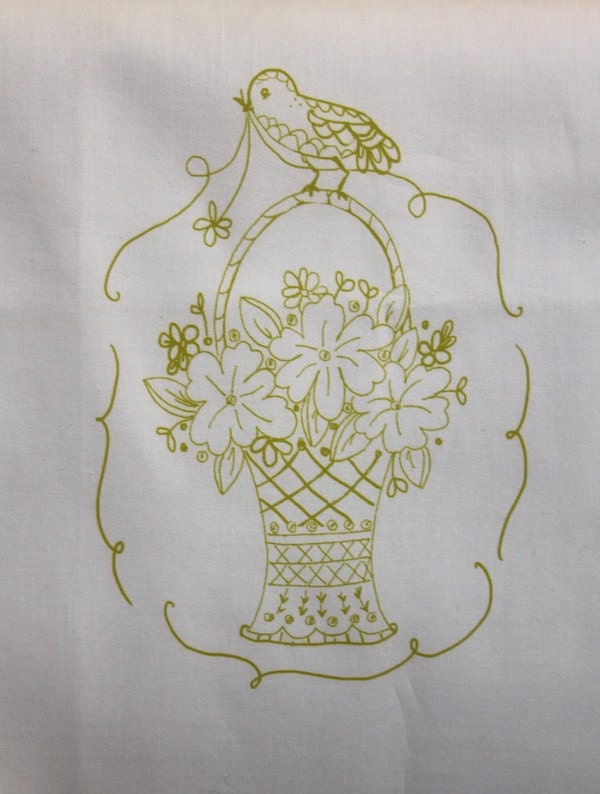 flower delivery embroidery stitching pattern