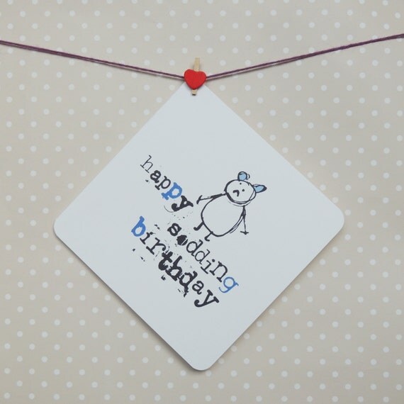... similar to Happy sodding birthday funny rude greeting card on Etsy
