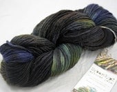 Hand Painted One Of A Kind Merino S. American Worsted Yarn - Murky