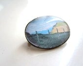 cliff and sky photo brooch - modflo