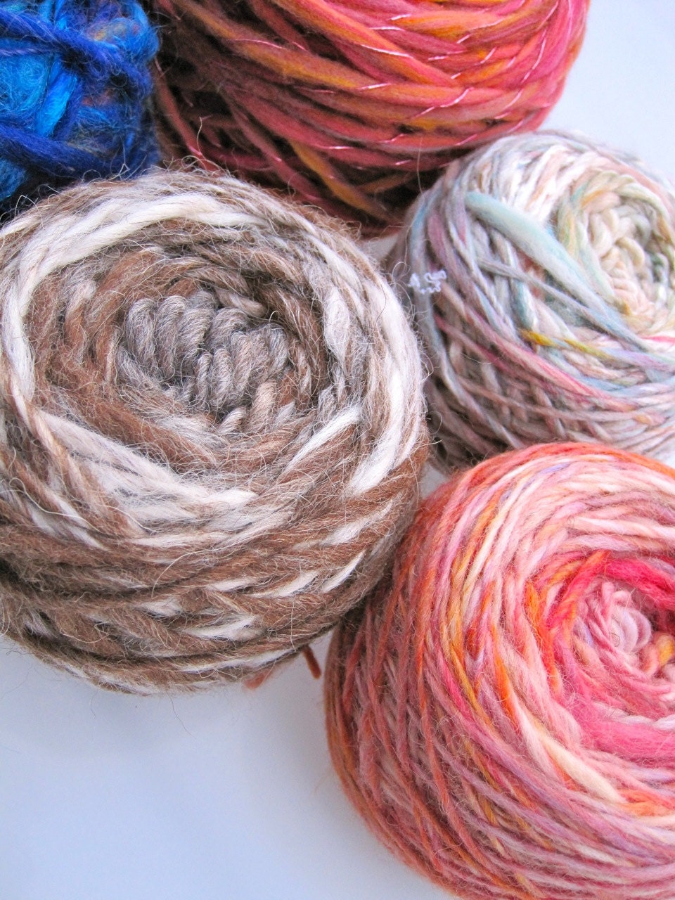Handspun Yarn Leftover Sampler Pack 04