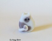 Kitten Bead Handmade Lampwork Focal by teribeads - Marland FatCat