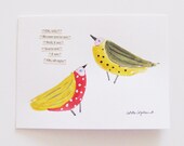 Original painting , watercolor on paper, Bird talk, Mother's Day