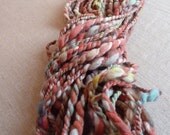 Handspun yarn, 'entwined' bulky 2ply yarn, 5.2oz, WPI 4