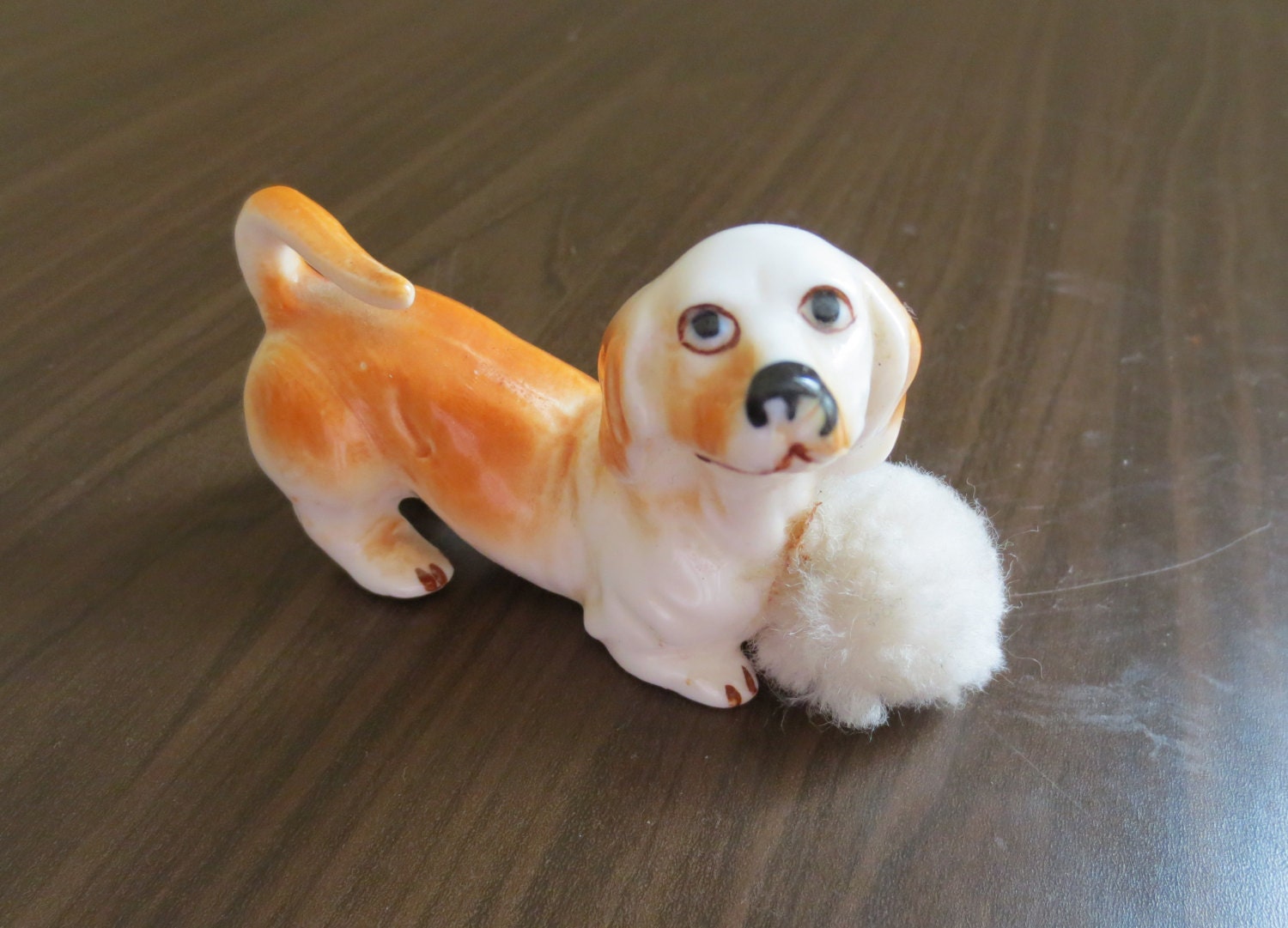 REDUCED Tiny Bone China Wiener Dog