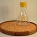 Vintage Mid-Centry Modern Teak and Cork Bar Serving Tray 1960's