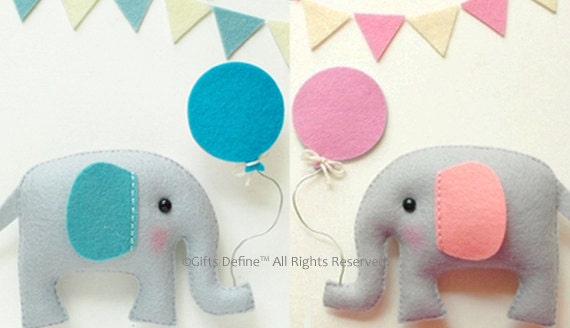ELEPHANT with BALLOON Custom Party Topper - reusable  cake topper, elephant theme party decor, unique party favors, kids birthday