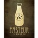 NEW 8x10 Louis Pasteur Biology Art Print, Science Poster, Microbiology Diagram, Scientific Decor, Milk Bottle Bacteria Pasteurization