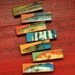 Fish Art - Fish Sticks - Saltwater Fish Art Block Set of 7 - Coastal Beach Decor - Beach House Art - Fathers Day Gift for Dad