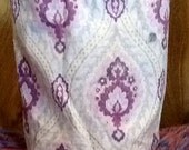 KIP Bag Small Sock Knitting Project Bag Purple Paisley