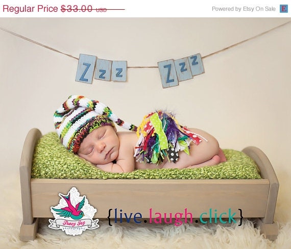 SALE Newborn Boy Girl Baby Hat PHoTO PRoP TiCkLe TaSsLe Stocking Cap Didums UNiGender Black Lime or Sweetums Pink Lime WHiTe Stripe KNiT to