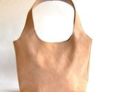 Salvaged Leather City Tote Bag