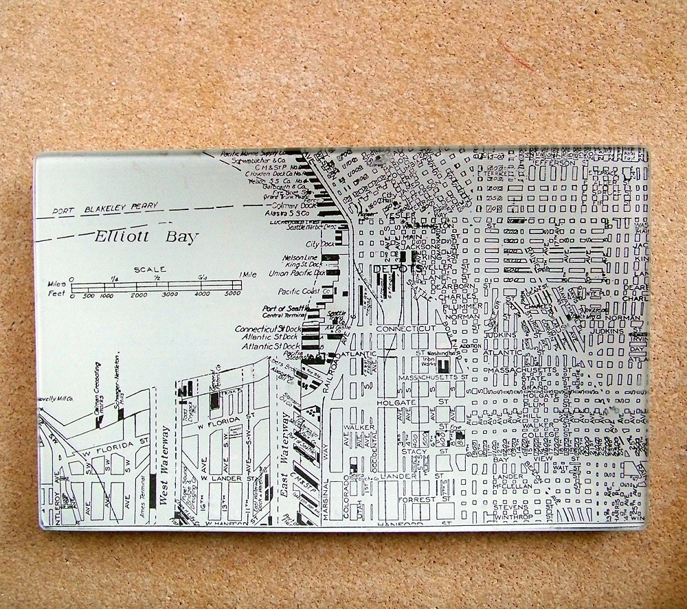 Seattle (Elliott Bay) Map tray