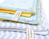 Baby Burp Cloths Find the Narwhal Blue Soft Cotton Terry Cloth